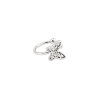 Cluster CZ Butterfly Ear Cuff