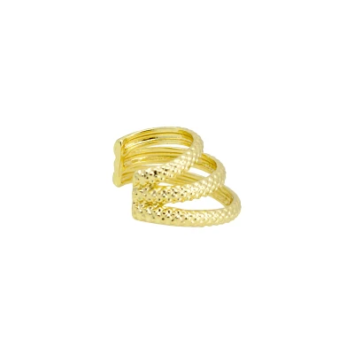 Goldtone Trio Ear Cuff