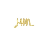 Goldtone Snake Coil Ear Cuff
