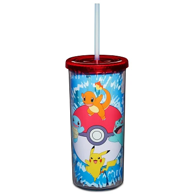 Pokémon Characters Cup with Straw - 20 oz.