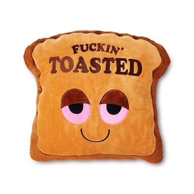 Fuckin' Toasted Shaped Pillow