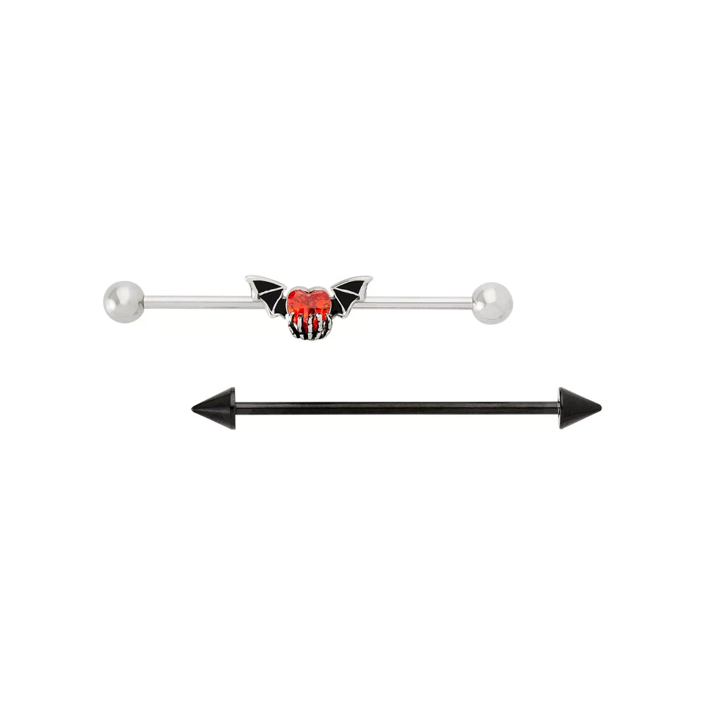 Multi-Pack CZ Demon Heart Industrial Barbells 2 Pack - 14 Gauge