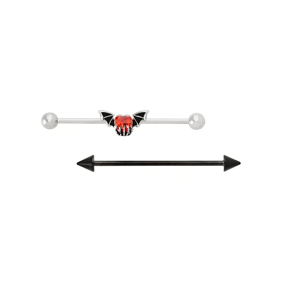 Multi-Pack CZ Demon Heart Industrial Barbells 2 Pack - 14 Gauge