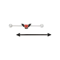 Multi-Pack CZ Demon Heart Industrial Barbells 2 Pack - 14 Gauge
