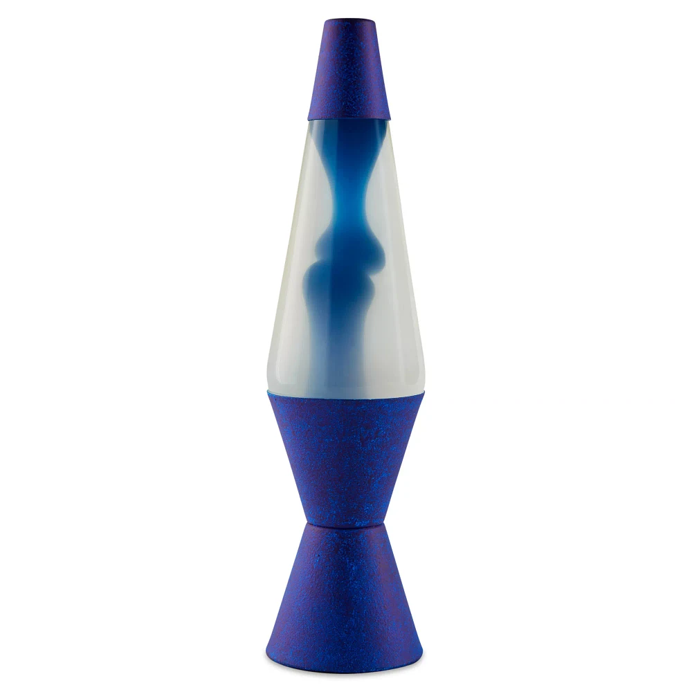 14.5 Inch Concrete Blue Lava Lamp