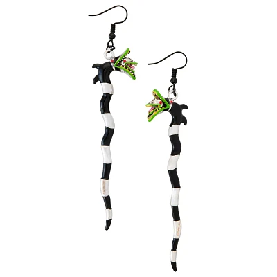 Sandworm 3D Dangle Earrings - Beetlejuice