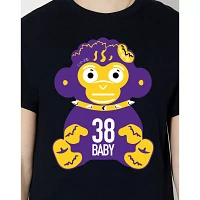Purple and Yellow NBA Monkey T Shirt - YoungBoy