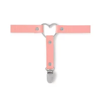 Pink Heart Leg Garters