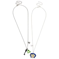 Coraline Button and Key Best Friends Necklace Set - Coraline