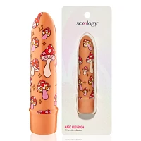 Magic Mushroom 10-Function Waterproof Bullet Vibrator 5.3 Inch - Sexology