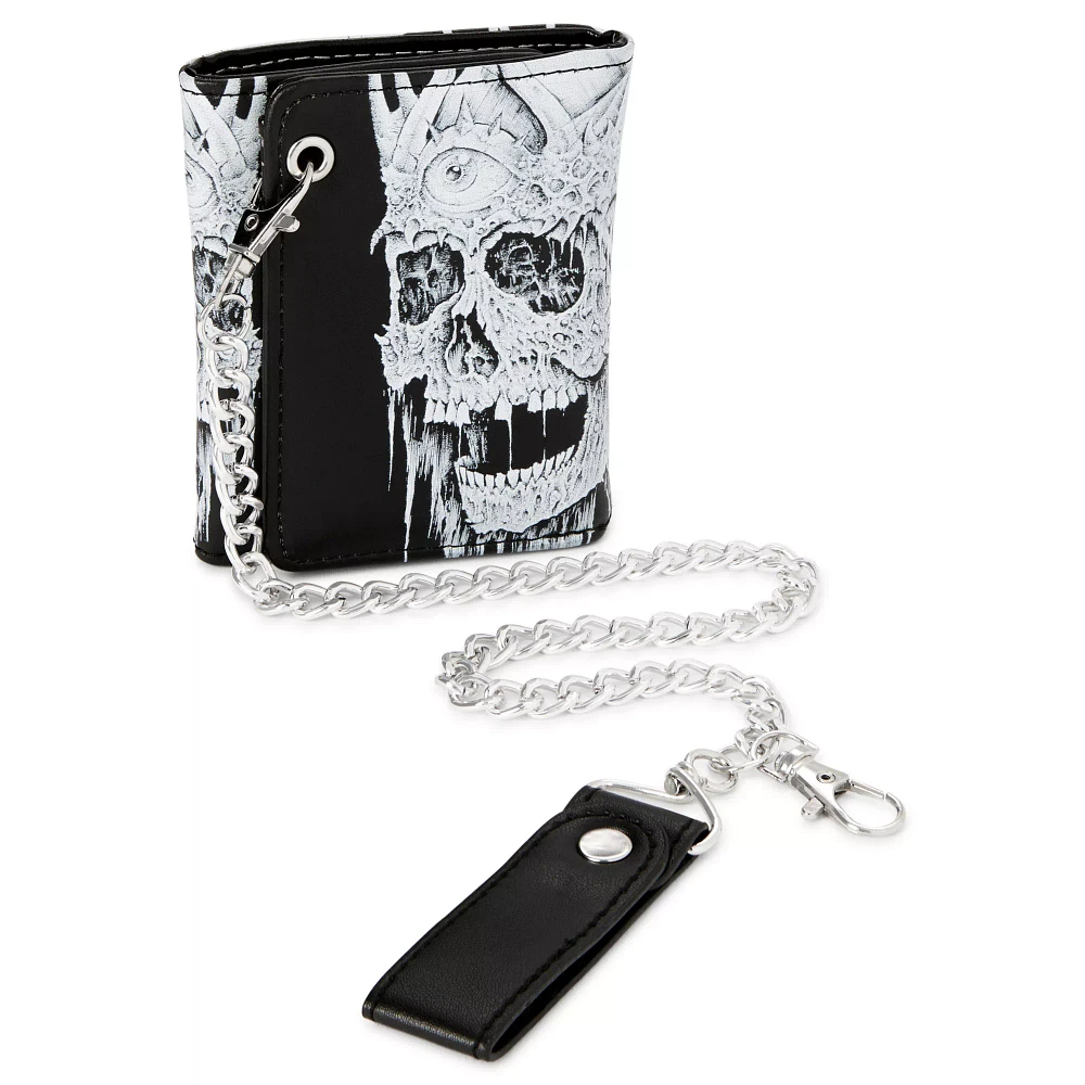 Third Eye Skull Chain Wallet - Sawblade666