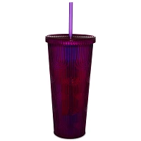 Stay Trippy Mushroom Textured Cup with Straw - 24 oz.