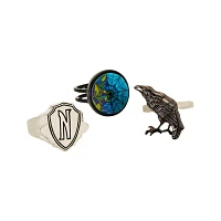 Multi-Pack Nevermore Academy Rings 3 Pack - Wednesday