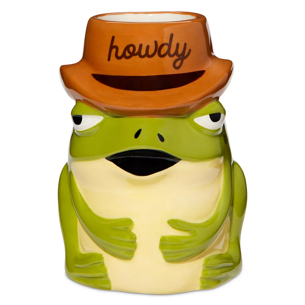 Cowboy Frog Molded Shot Glass - 3 oz.