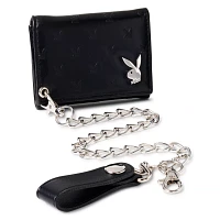 Playboy Embossed Chain Wallet