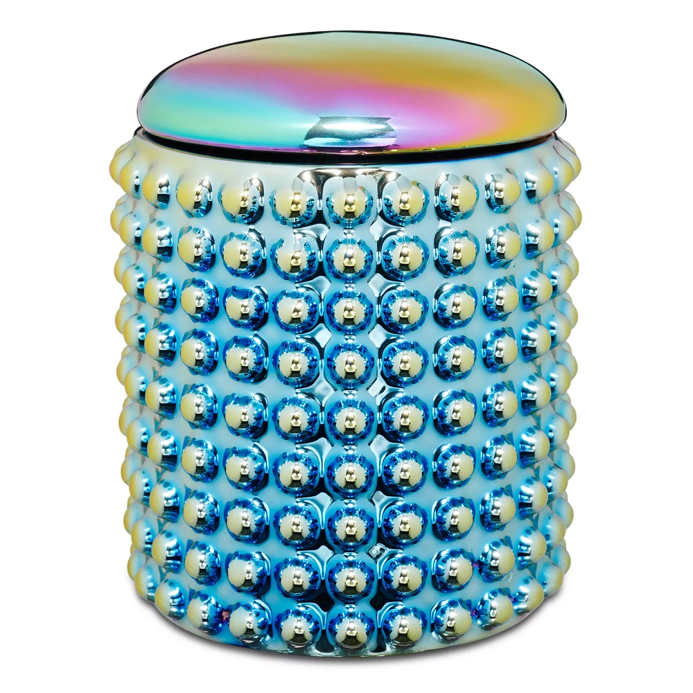 Oil Slick Studded Stash Jar