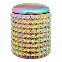 Oil Slick Studded Stash Jar