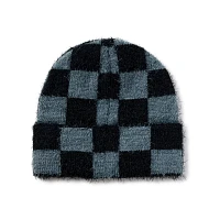 Pikachu Fuzzy Checkered Beanie Hat - Pokémon