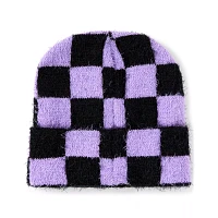 Fuzzy Gengar Checkered Beanie Hat - Pokémon