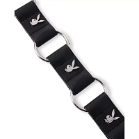 Playboy Bunny Silvertone Ring Belt