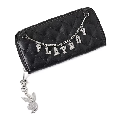 CZ Playboy Bunny Chain Zip Wallet