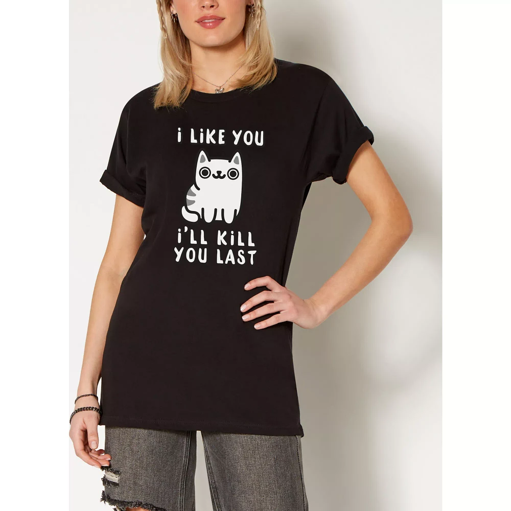 I'll Kill You Last T Shirt - Beards and Cats