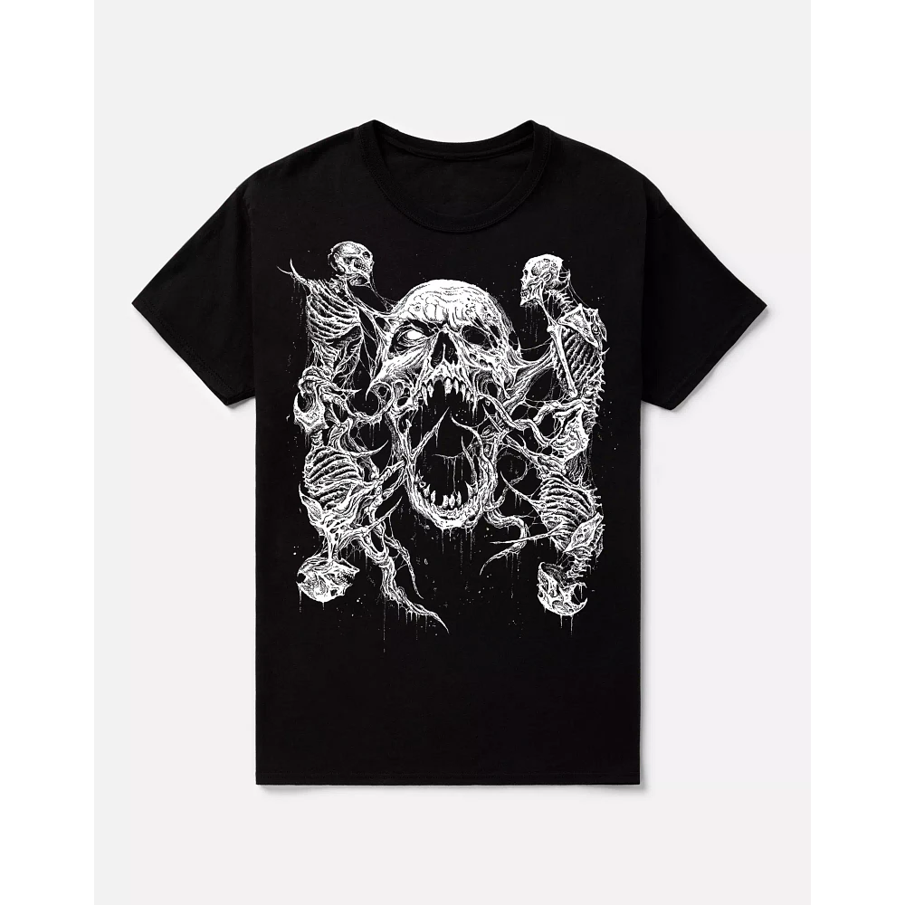 Electric Skeleton T Shirt - Riddick Art