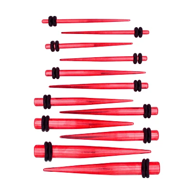 Multi-Pack Red Anodized Tapers - 6 Pair