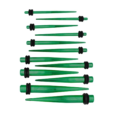 Multi-Pack Green Tapers 6 Pair - 14 - 4 Gauge