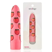 Peach Buzz 10-Function Waterproof 10-Function Bullet Vibrator 5.3 Inch - Sexology