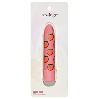 Peach Buzz 10-Function Waterproof 10-Function Bullet Vibrator 5.3 Inch - Sexology