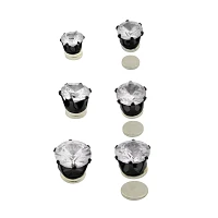 Multi-Pack CZ Magnetic Stud Earrings 3 Pack - 6mm-10mm