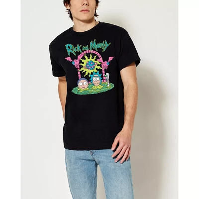 Rick and Morty Sinking Colors T Shirt