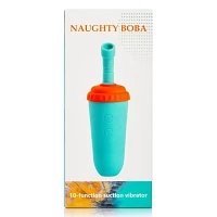 Naughty Boba 10-Function Rechargeable Clitoral Suction Vibrator - 5.3 Inch