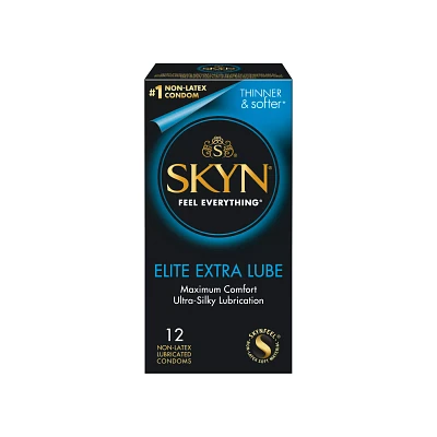 Skyn Non-Latex Extra Lube Condoms - 12 Pack
