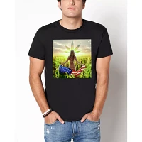 Walking Free Weed Leaf T Shirt - Daveed Benito