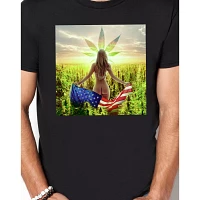 Walking Free Weed Leaf T Shirt - Daveed Benito