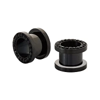 Black CZ Titanium Tunnels
