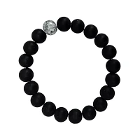 Smoky Black Long Distance Beaded Bracelets - 2 Pack