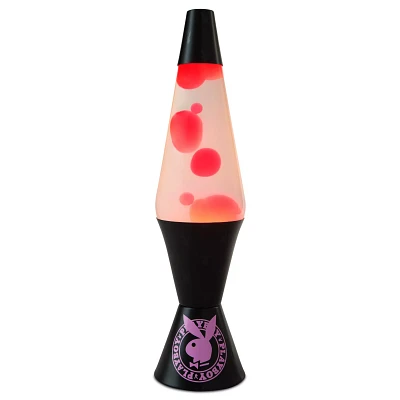 Playboy Bunny 17 Inch Lava Lamp Pink and Black