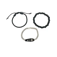 Multi-Pack Cord Bead and Coffin Bracelets - 3 Pack