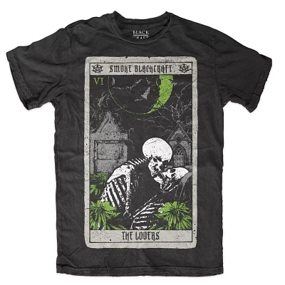 Smoke Blackcraft Lovers Tarot Card T Shirt - Cult