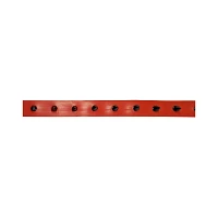 Red and Black Silicone Spiked Choker Necklace