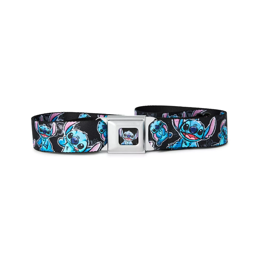 Buckle-Down Stitch Poses Seatbelt Belt - Lilo & Stitch