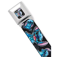 Buckle-Down Stitch Poses Seatbelt Belt - Lilo & Stitch