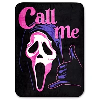 Ghost Face Call Me Double Sided Fleece Blanket
