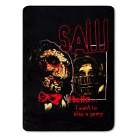 Want to Play A Game Fleece Blanket - Saw