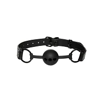 Black Breathable Ball Gag - Pleasure Bound