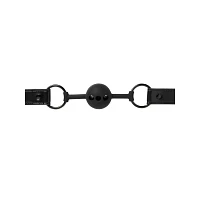 Black Breathable Ball Gag - Pleasure Bound