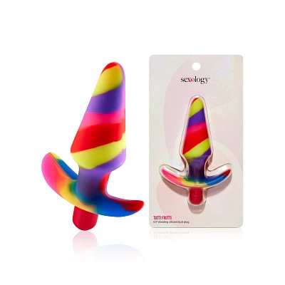 Tutti Frutti 10-Function Vibrating Butt Plug 4.5 Inch - Sexology